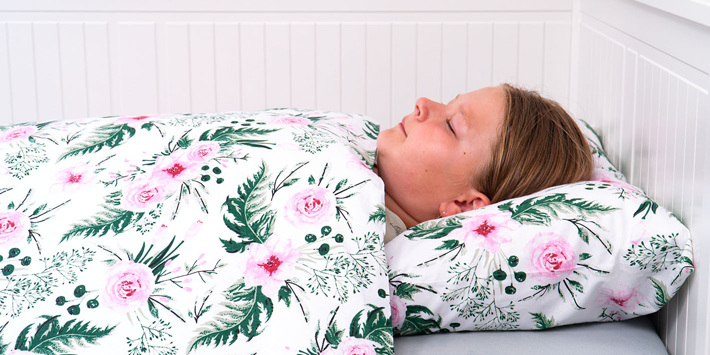 Pościel 100x160 cm 100% bawełna ogród różany